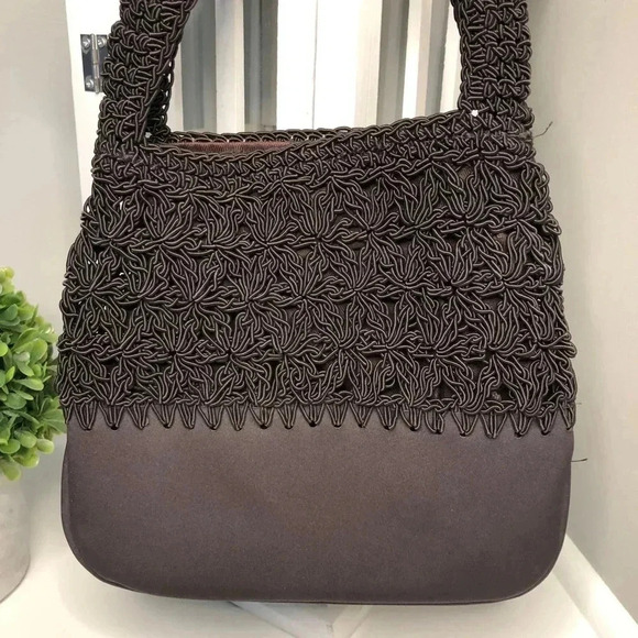 Evan Picone Woven Handbag - Picture 2 of 7